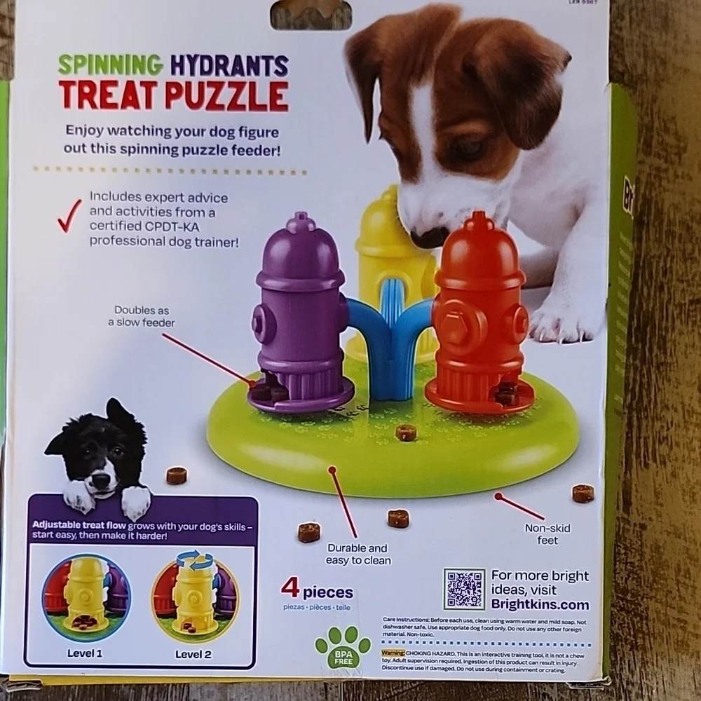 Brightkins Spinning Hydrants Treat Puzzle